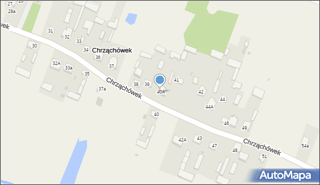 Chrząchówek, Chrząchówek, 40A, mapa Chrząchówek