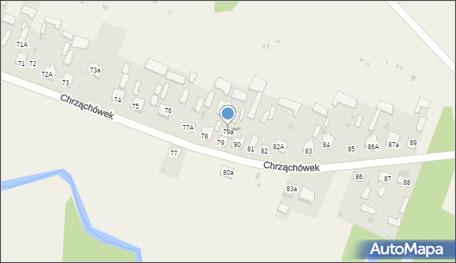 Chrząchówek, Chrząchówek, 79a, mapa Chrząchówek