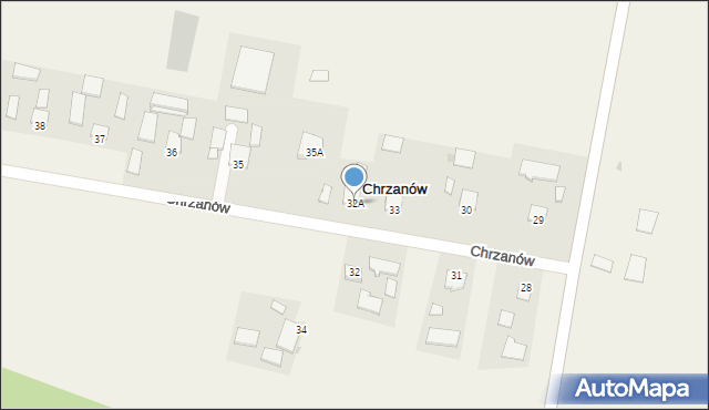 Chrzanów, Chrzanów, 32A, mapa Chrzanów