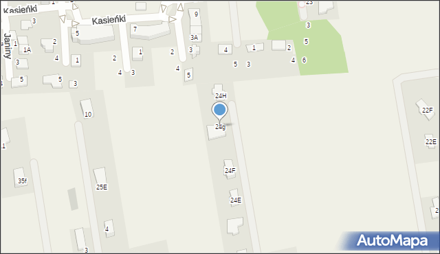 Chrzanów Duży, Chrzanów Duży, 24g, mapa Chrzanów Duży