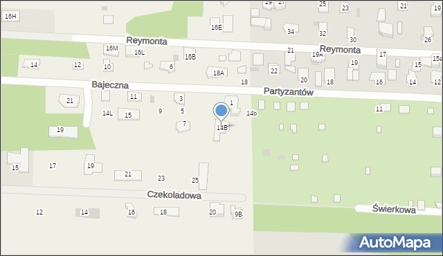 Chrzanów Mały, Chrzanów Mały, 14B, mapa Chrzanów Mały