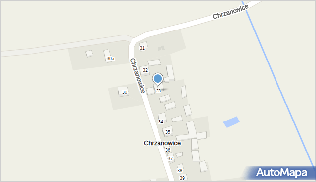 Chrzanowice, Chrzanowice, 33, mapa Chrzanowice