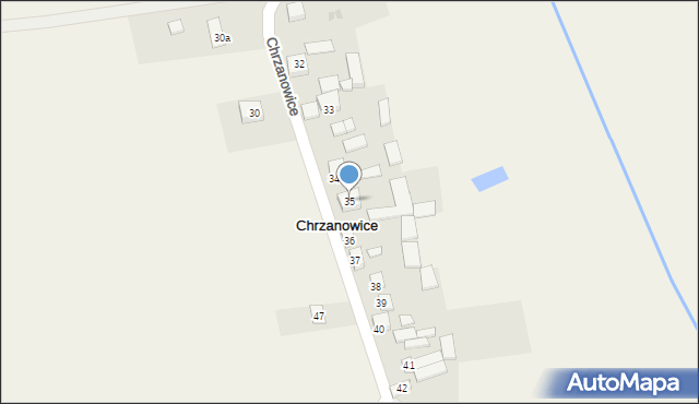 Chrzanowice, Chrzanowice, 35, mapa Chrzanowice
