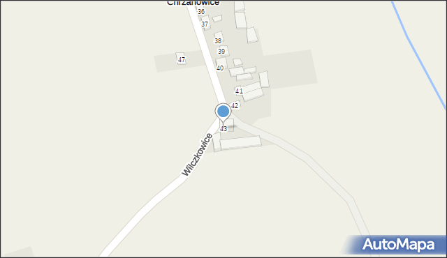Chrzanowice, Chrzanowice, 43, mapa Chrzanowice
