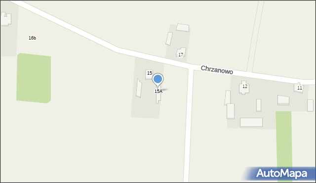 Chrzanowo, Chrzanowo, 15A, mapa Chrzanowo