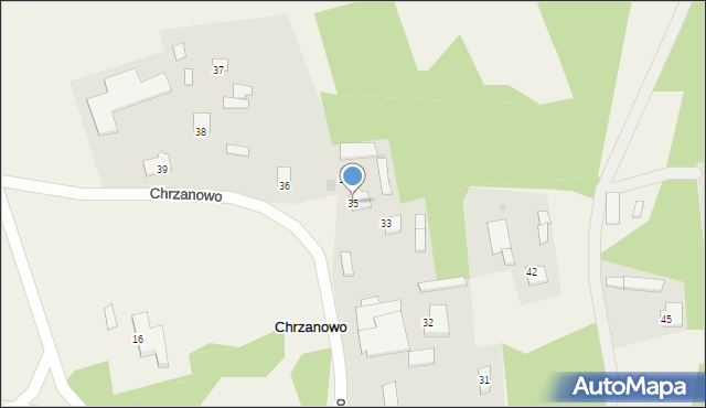 Chrzanowo, Chrzanowo, 35, mapa Chrzanowo