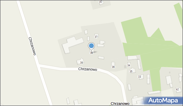 Chrzanowo, Chrzanowo, 38, mapa Chrzanowo