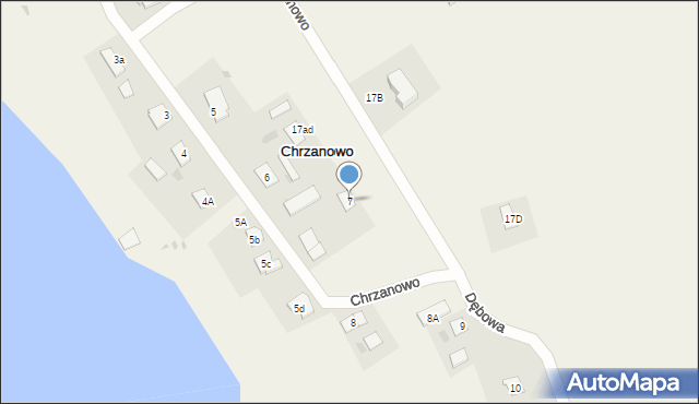 Chrzanowo, Chrzanowo, 7, mapa Chrzanowo