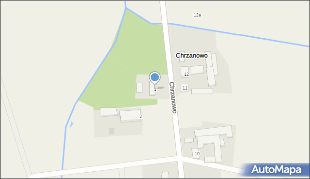 Chrzanowo, Chrzanowo, 1, mapa Chrzanowo