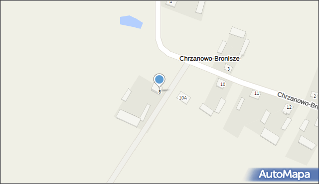 Chrzanowo-Bronisze, Chrzanowo-Bronisze, 8, mapa Chrzanowo-Bronisze