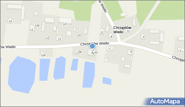 Chrząstów Wielki, Chrząstów Wielki, 7b, mapa Chrząstów Wielki