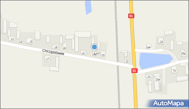 Chrząstówek, Chrząstówek, 19a, mapa Chrząstówek