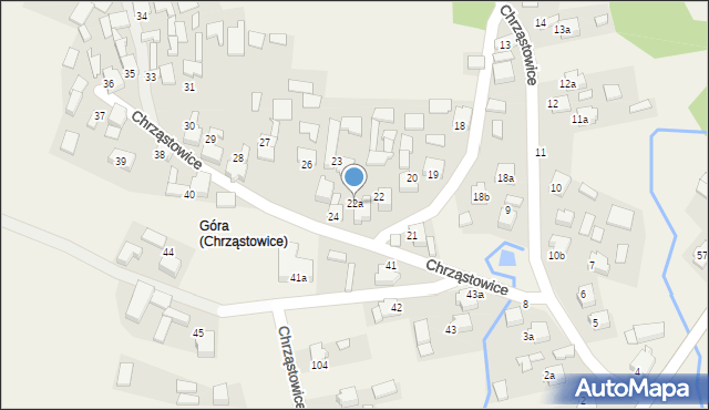 Chrząstowice, Chrząstowice, 22a, mapa Chrząstowice