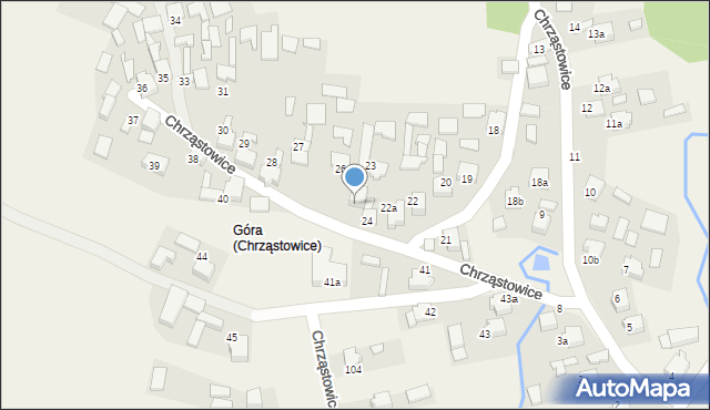 Chrząstowice, Chrząstowice, 25, mapa Chrząstowice