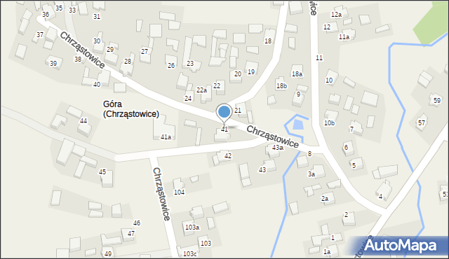 Chrząstowice, Chrząstowice, 41, mapa Chrząstowice