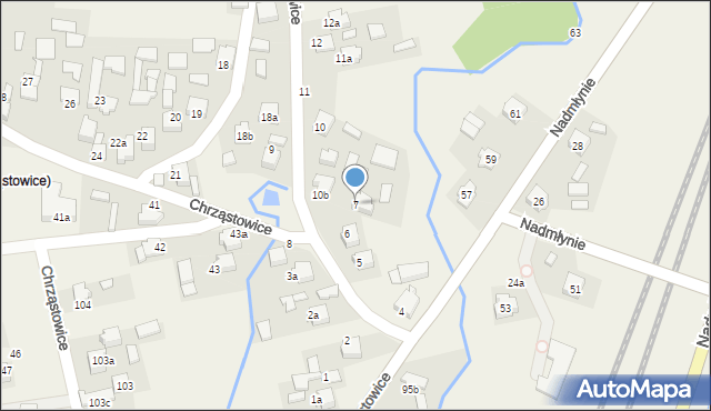 Chrząstowice, Chrząstowice, 7, mapa Chrząstowice