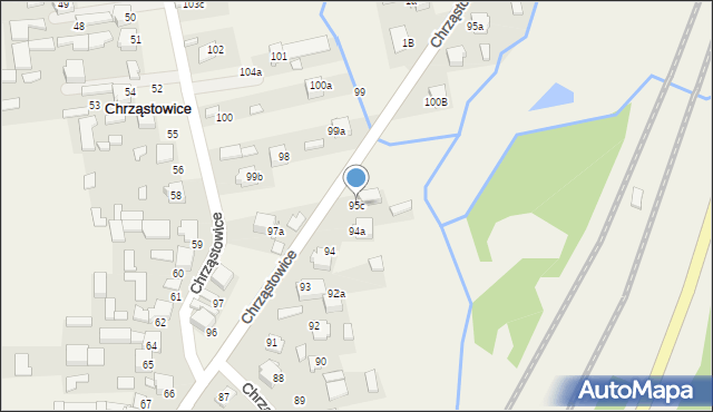 Chrząstowice, Chrząstowice, 95c, mapa Chrząstowice