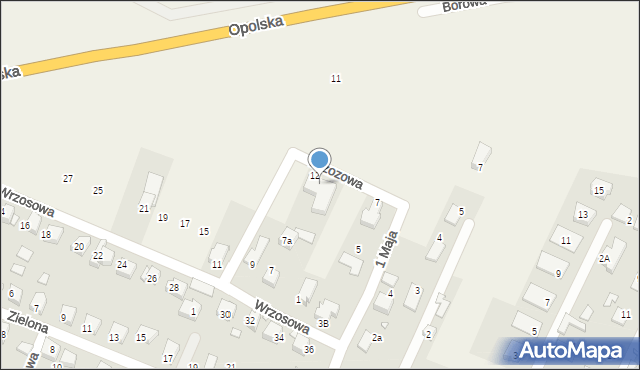 Chrząstowice, Chrząstowice, 12, mapa Chrząstowice