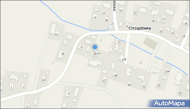 Chrząstówka, Chrząstówka, 10, mapa Chrząstówka