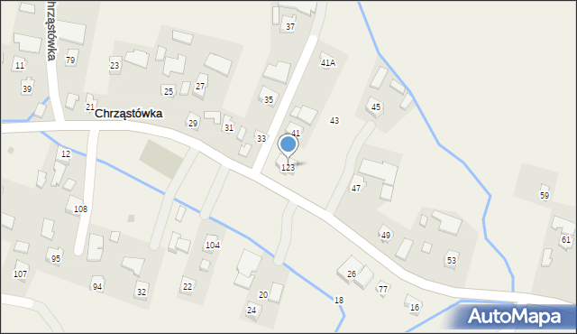 Chrząstówka, Chrząstówka, 16, mapa Chrząstówka