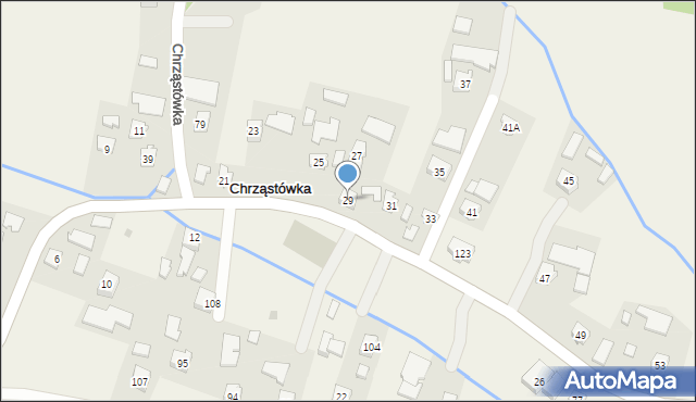 Chrząstówka, Chrząstówka, 29, mapa Chrząstówka