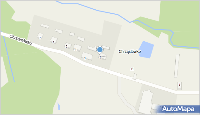 Chrząstówko, Chrząstówko, 2, mapa Chrząstówko