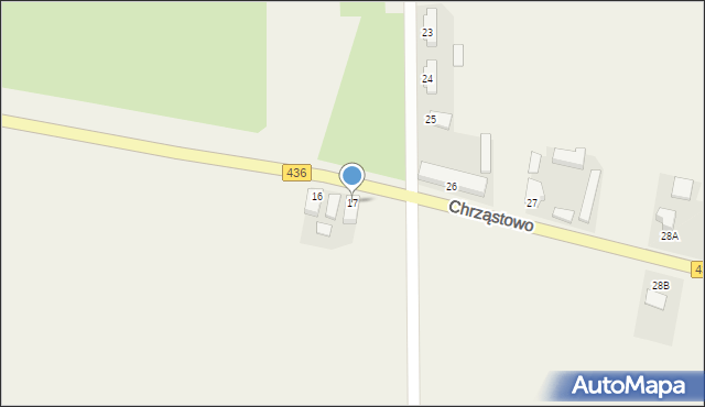 Chrząstowo, Chrząstowo, 17, mapa Chrząstowo