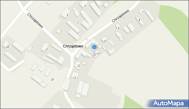 Chrząstowo, Chrząstowo, 11, mapa Chrząstowo