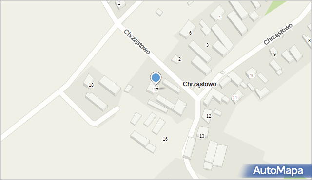 Chrząstowo, Chrząstowo, 17, mapa Chrząstowo