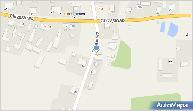 Chrząstowo, Chrząstowo, 15, mapa Chrząstowo