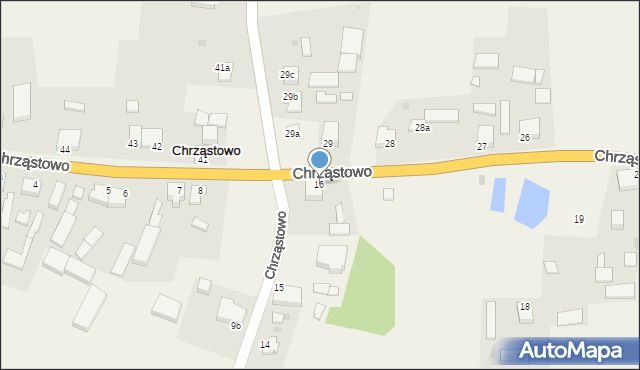 Chrząstowo, Chrząstowo, 16, mapa Chrząstowo