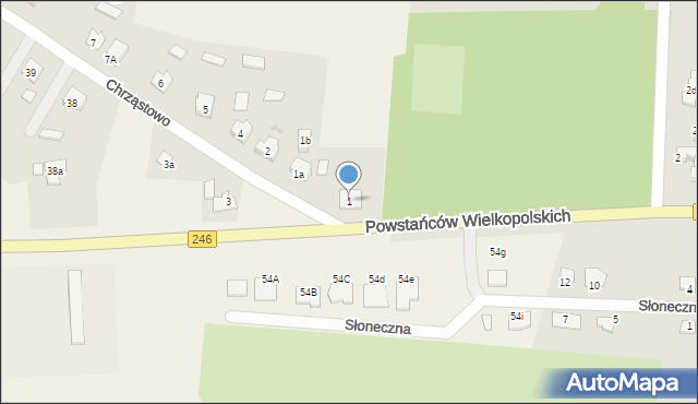 Chrząstowo, Chrząstowo, 1, mapa Chrząstowo