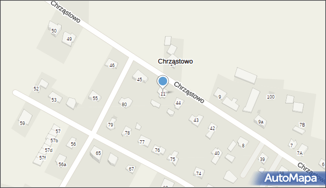 Chrząstowo, Chrząstowo, 11, mapa Chrząstowo