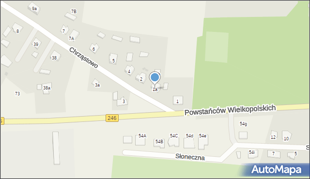 Chrząstowo, Chrząstowo, 1a, mapa Chrząstowo