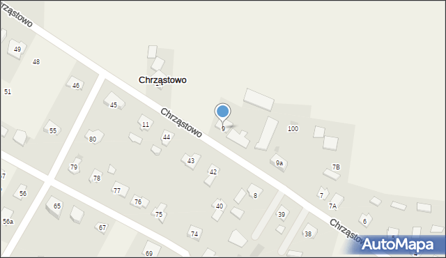Chrząstowo, Chrząstowo, 9, mapa Chrząstowo