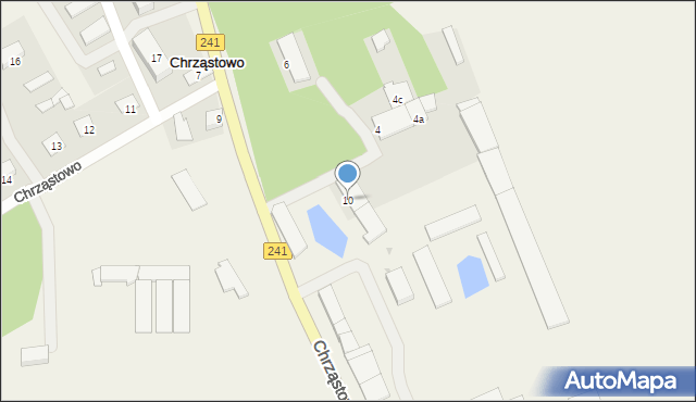 Chrząstowo, Chrząstowo, 10, mapa Chrząstowo