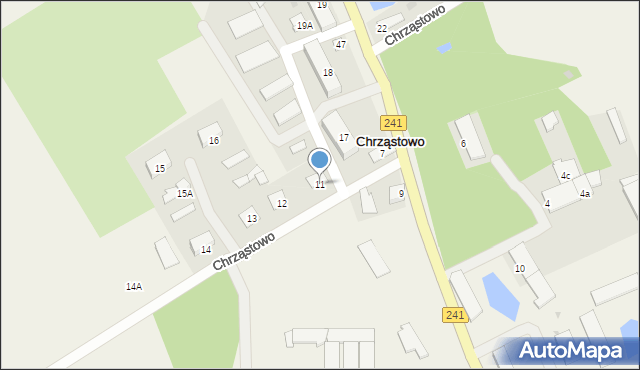 Chrząstowo, Chrząstowo, 11, mapa Chrząstowo