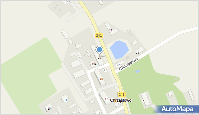 Chrząstowo, Chrząstowo, 19, mapa Chrząstowo