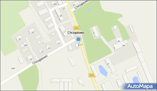 Chrząstowo, Chrząstowo, 9, mapa Chrząstowo