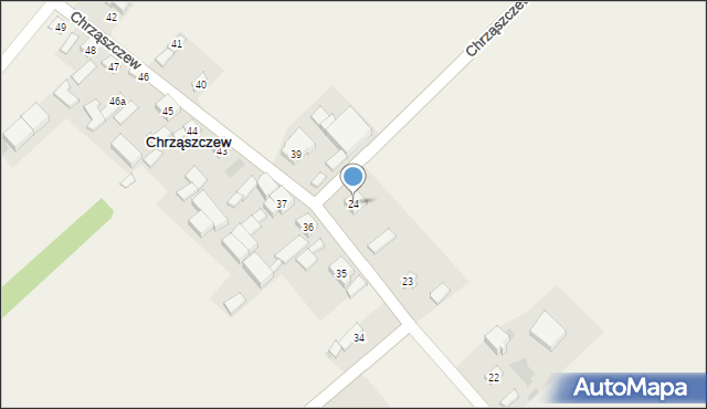 Chrząszczew, Chrząszczew, 24, mapa Chrząszczew