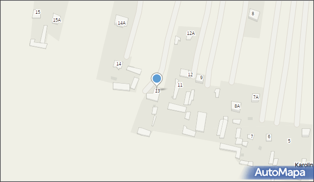 Chrzczanka-Folwark, Chrzczanka-Folwark, 13, mapa Chrzczanka-Folwark