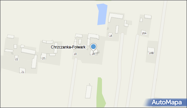 Chrzczanka-Folwark, Chrzczanka-Folwark, 18, mapa Chrzczanka-Folwark