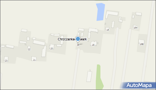 Chrzczanka-Folwark, Chrzczanka-Folwark, 19, mapa Chrzczanka-Folwark