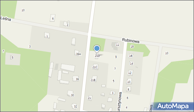 Chrzczanka Włościańska, Chrzczanka Włościańska, 21D, mapa Chrzczanka Włościańska