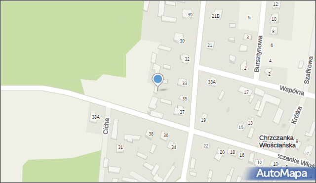 Chrzczanka Włościańska, Chrzczanka Włościańska, 34, mapa Chrzczanka Włościańska