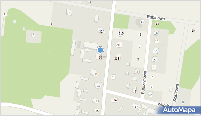 Chrzczanka Włościańska, Chrzczanka Włościańska, 39, mapa Chrzczanka Włościańska