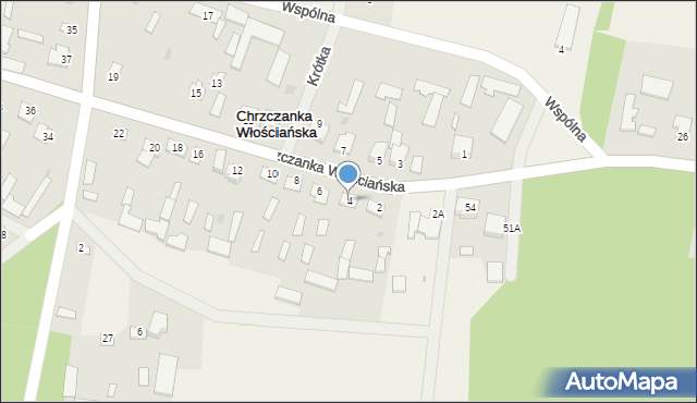 Chrzczanka Włościańska, Chrzczanka Włościańska, 4, mapa Chrzczanka Włościańska