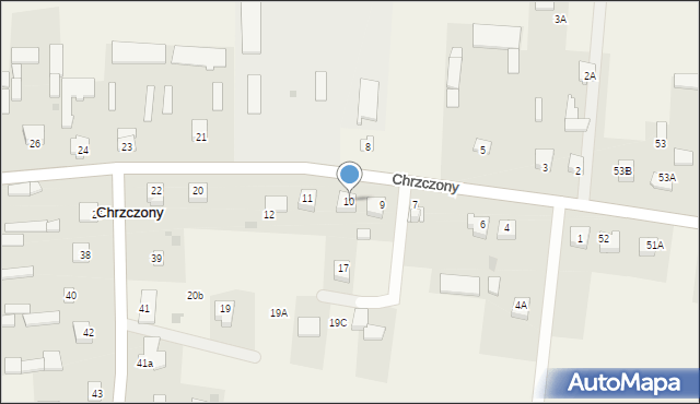 Chrzczony, Chrzczony, 10, mapa Chrzczony