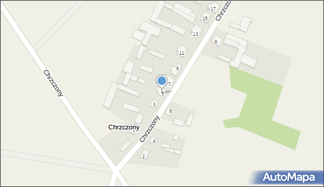 Chrzczony, Chrzczony, 5, mapa Chrzczony