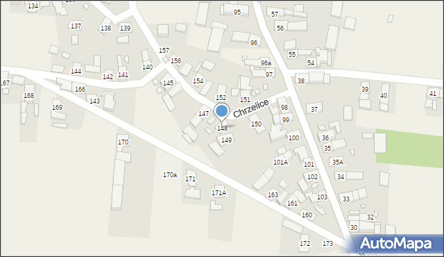 Chrzelice, Chrzelice, 148, mapa Chrzelice